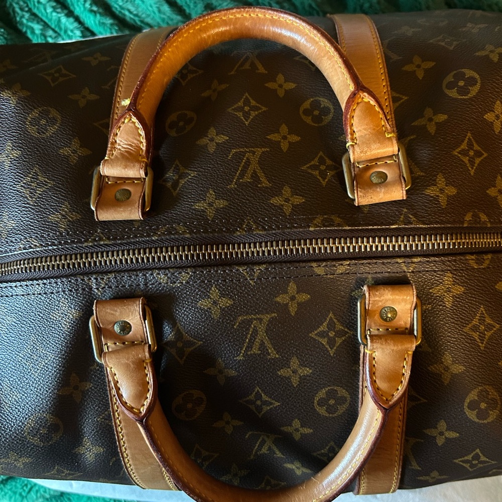 Louis Vuitton keepall 50 Monogram-Vintage 1990 MI code, made in France - Picture 11 of 15